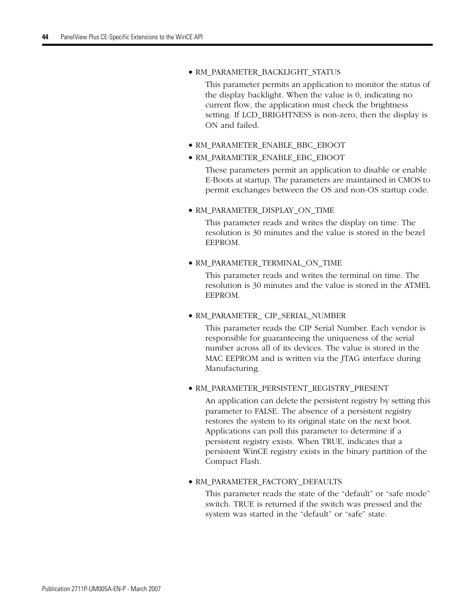 Rockwell Automation 2711P Software Development Kit User Manual User Manual | Page 44 / 104