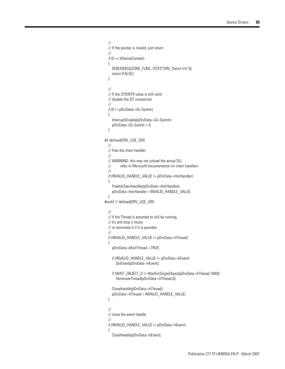 Rockwell Automation 2711P Software Development Kit User Manual User Manual | Page 93 / 104
