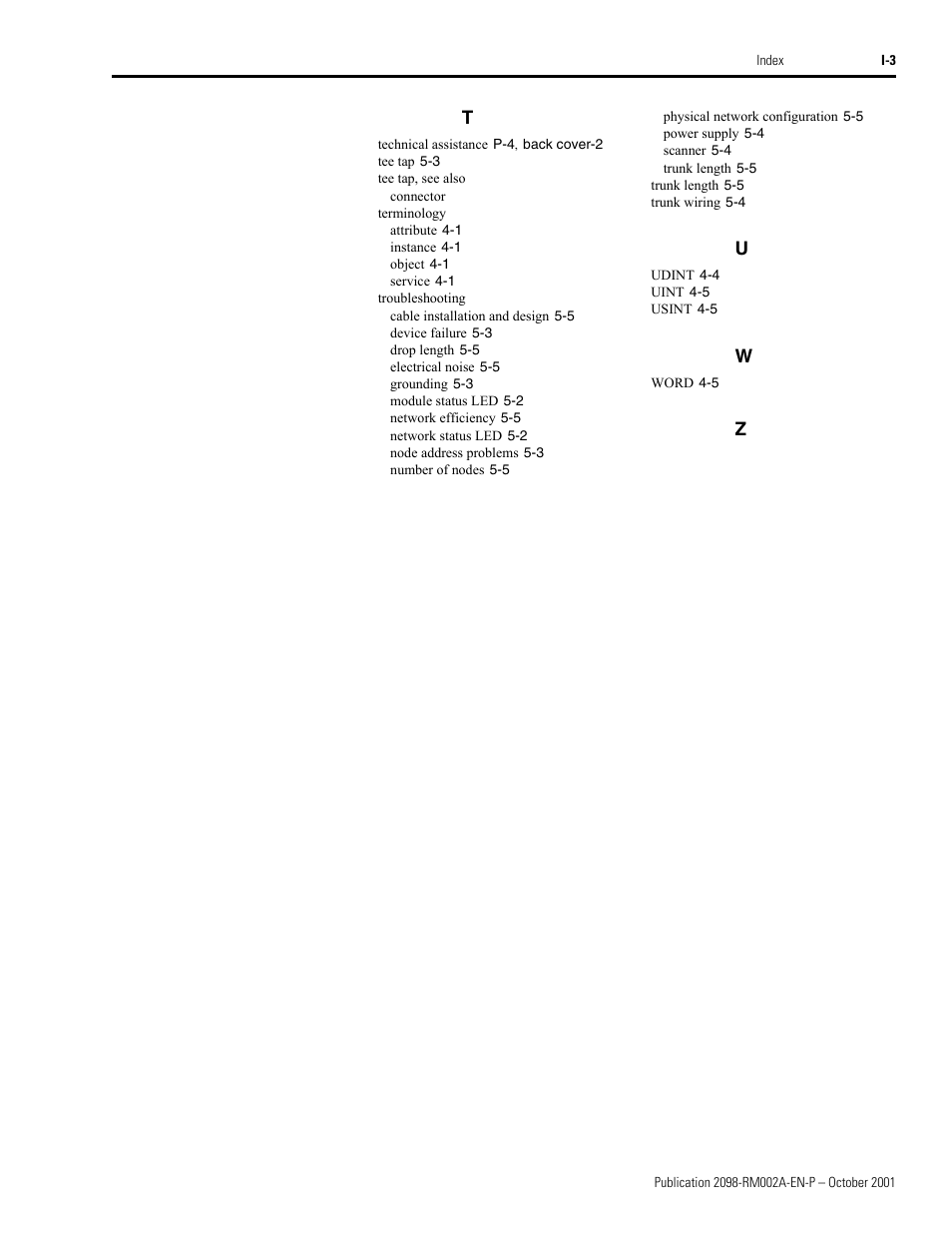Rockwell Automation 2098-IPD-020-DN Ultra5000 Series Intelligent Positioning Drives with DeviceNet Reference Manual User Manual | Page 87 / 92