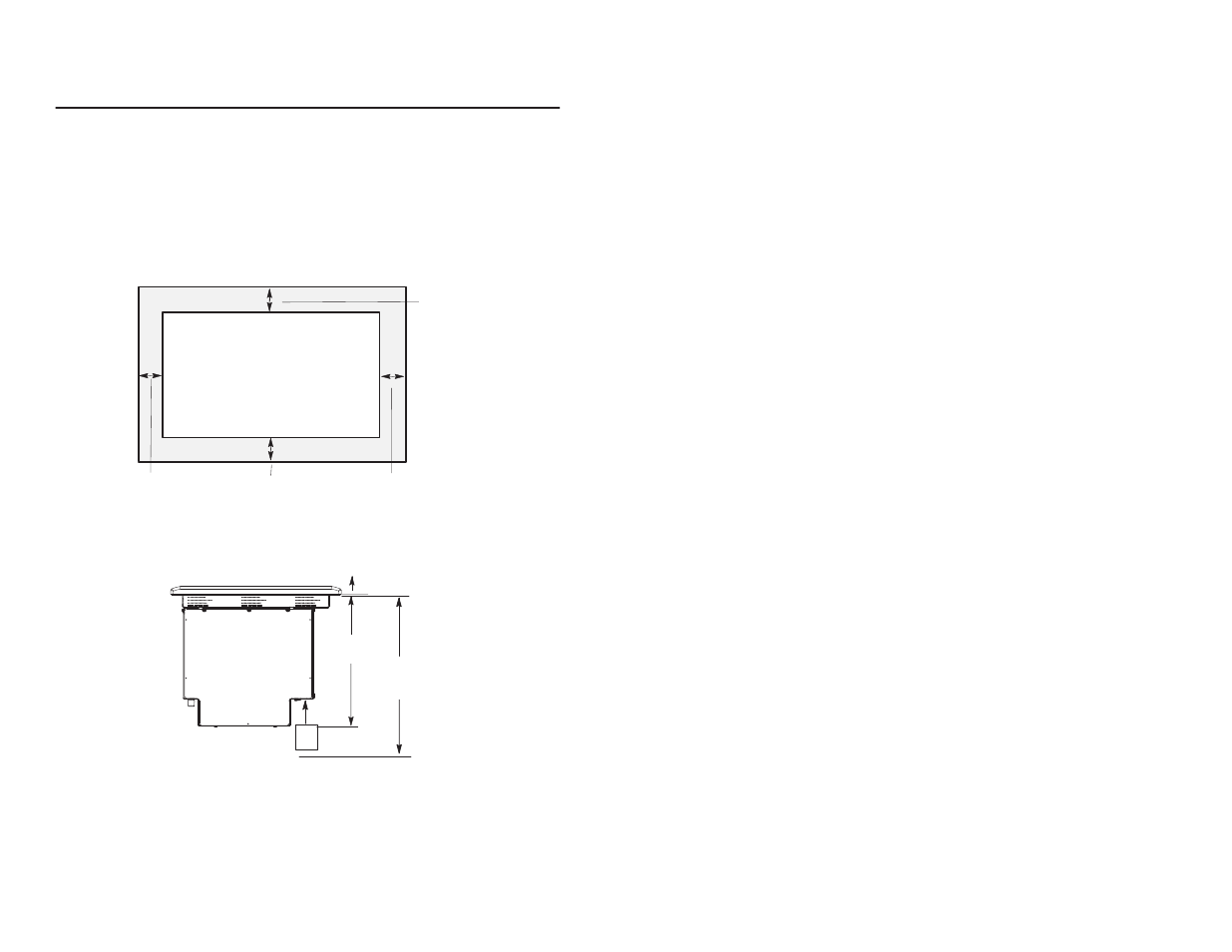 Abstände | Rockwell Automation 2711 PanelView 1400 Terminals Installation Instructions User Manual | Page 30 / 62