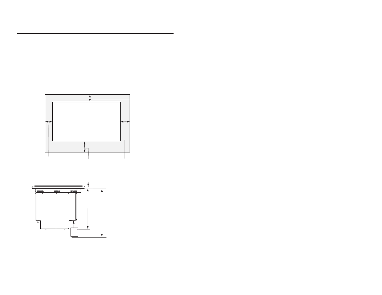 Espacios libres | Rockwell Automation 2711 PanelView 1400 Terminals Installation Instructions User Manual | Page 42 / 62