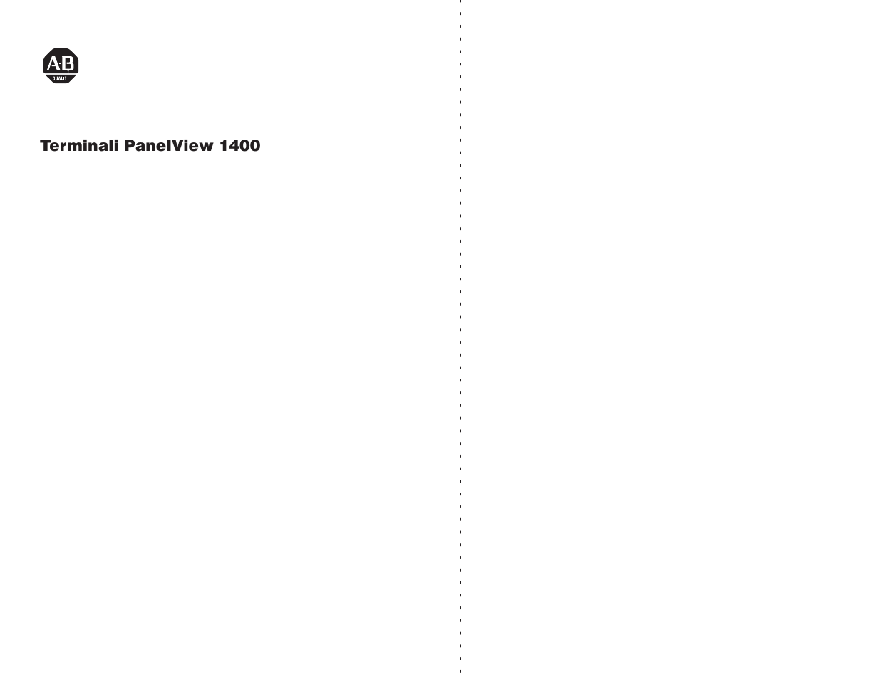 Italiano, Guida per l’installazione | Rockwell Automation 2711 PanelView 1400 Terminals Installation Instructions User Manual | Page 50 / 62