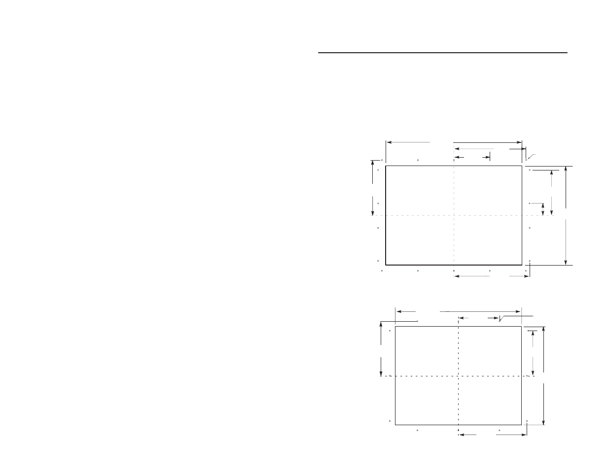 Cutout dimensions | Rockwell Automation 2711 PanelView 1400 Terminals Installation Instructions User Manual | Page 7 / 62