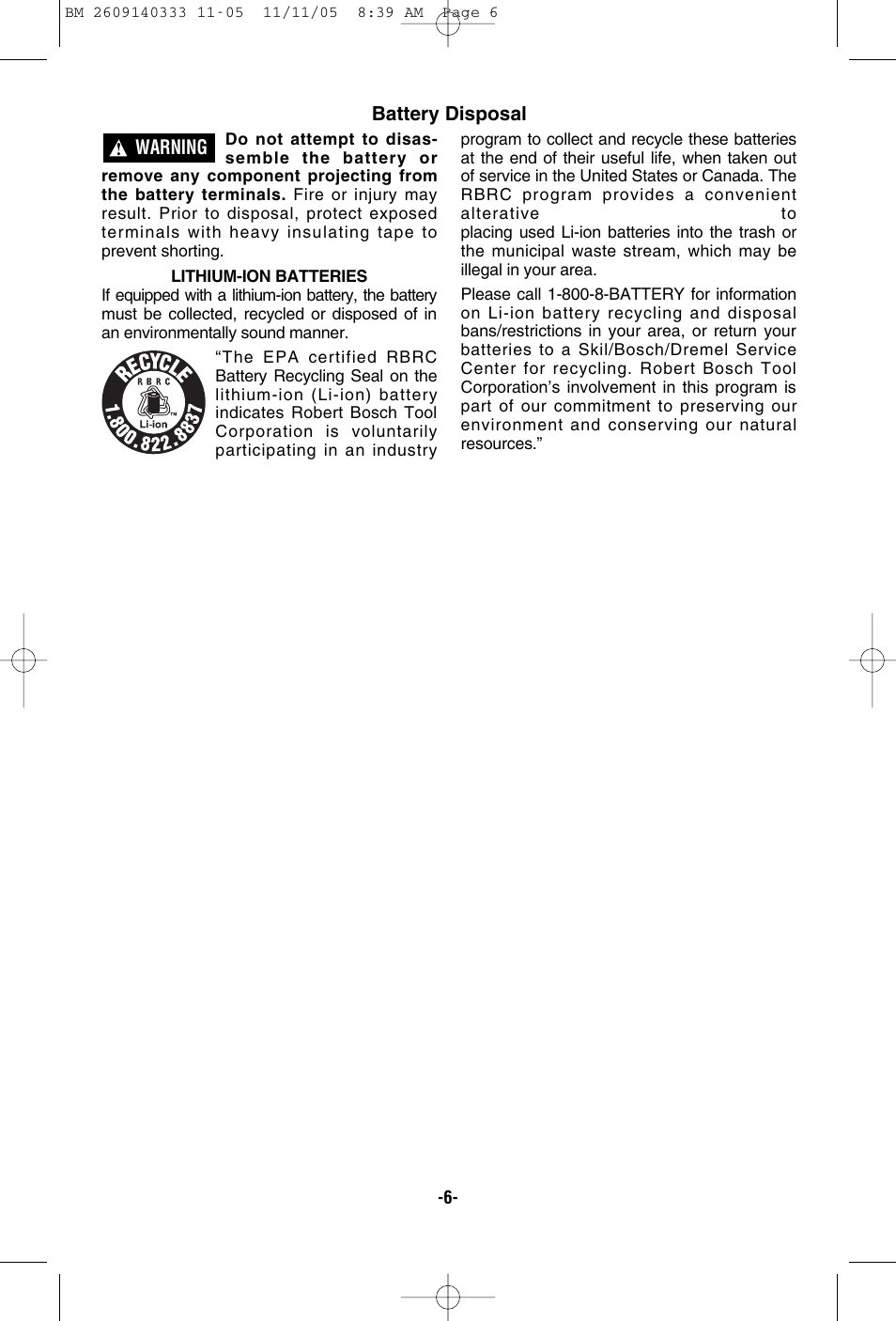 Bosch PS10 User Manual | Page 6 / 40