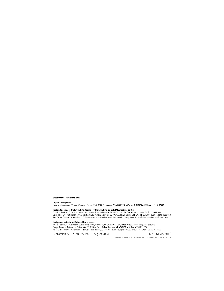 Back cover | Rockwell Automation 2711P-RNxxx Communication Module for PanelView Plus 400 and 600 Terminal User Manual | Page 16 / 16