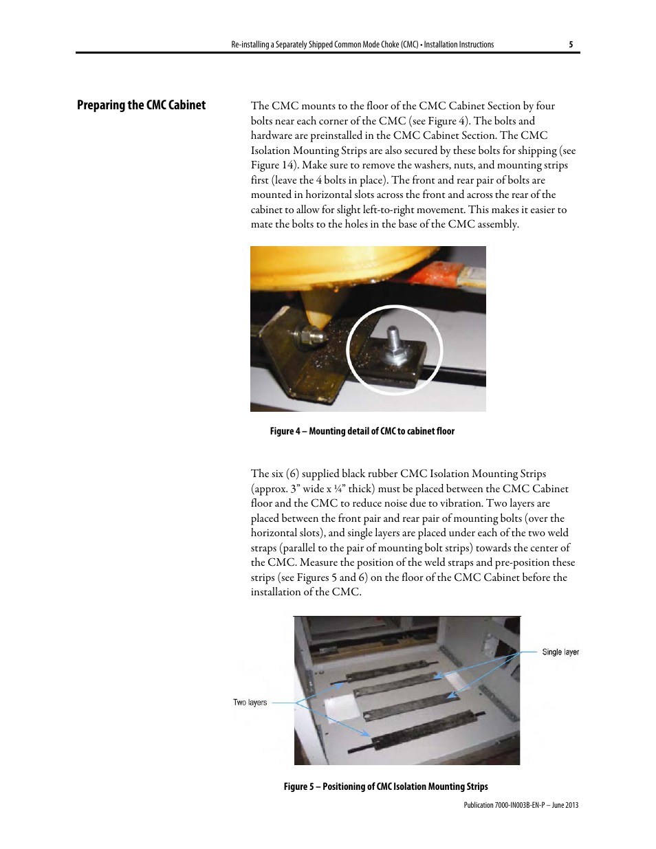 Preparing the cmc cabinet | Rockwell Automation 7000 PowerFlex AC Drive with Direct-to-Drive Technology User Manual | Page 9 / 20