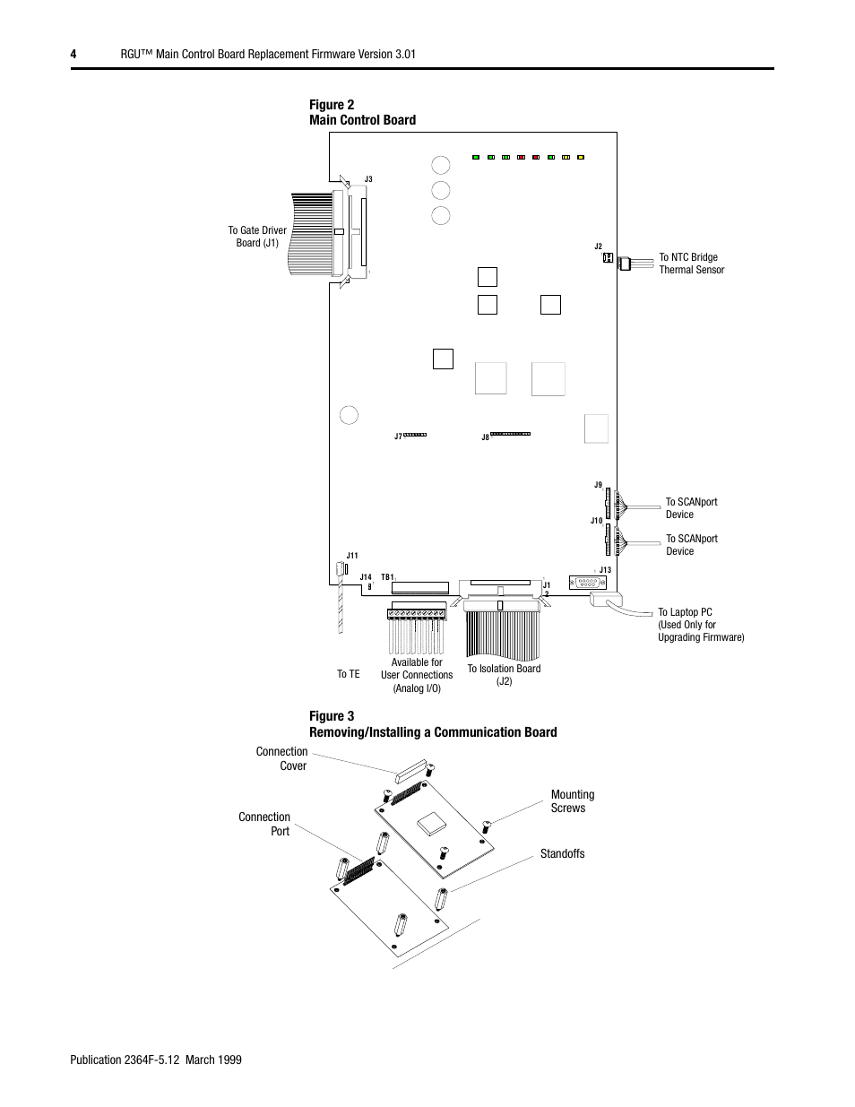 Rockwell Automation 2364F RGU Main Control Board Replacement User Manual | Page 4 / 6