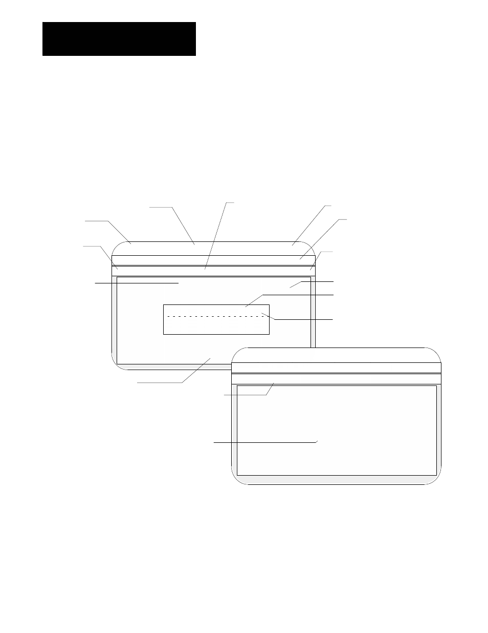 Using the screen examples, Chapter 1, Using this manual | Figure 1.1 terms you see in the screen examples | Rockwell Automation 8520-ARM2 9/Series CNC AMP Reference Manual Documentation Set User Manual | Page 24 / 756