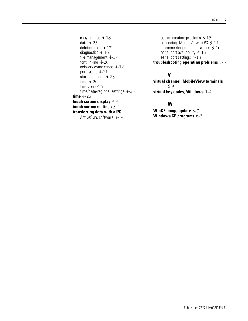 Rockwell Automation 2727-M7P20D1P1, -M7P20D1Q2,-M7P20D1Q3 MobileView Machine Terminal MT750 User Manual | Page 105 / 108