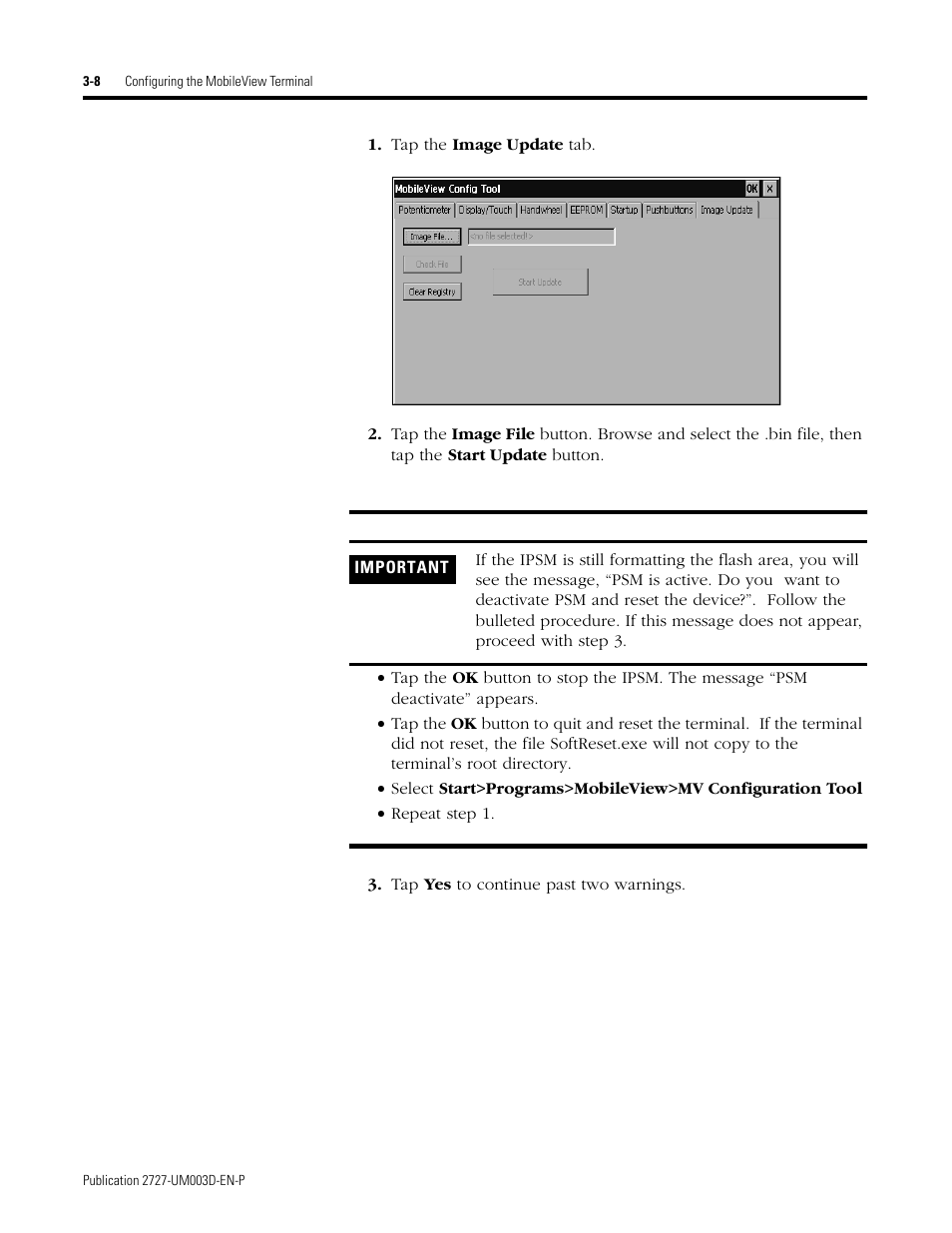 Rockwell Automation 2727-M7P20D1P1, -M7P20D1Q2,-M7P20D1Q3 MobileView Machine Terminal MT750 User Manual | Page 40 / 108