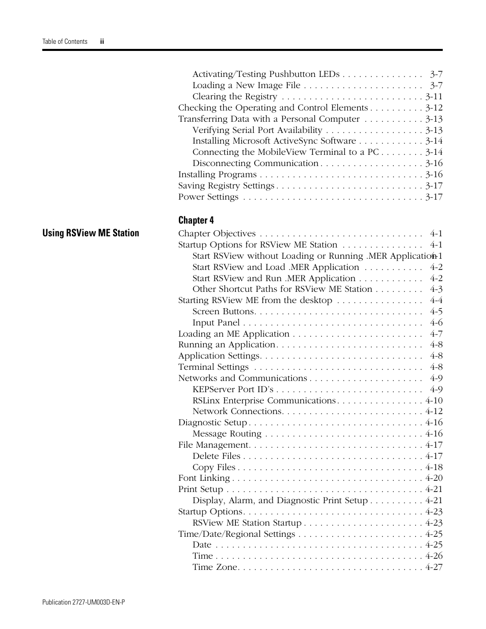Rockwell Automation 2727-M7P20D1P1, -M7P20D1Q2,-M7P20D1Q3 MobileView Machine Terminal MT750 User Manual | Page 8 / 108