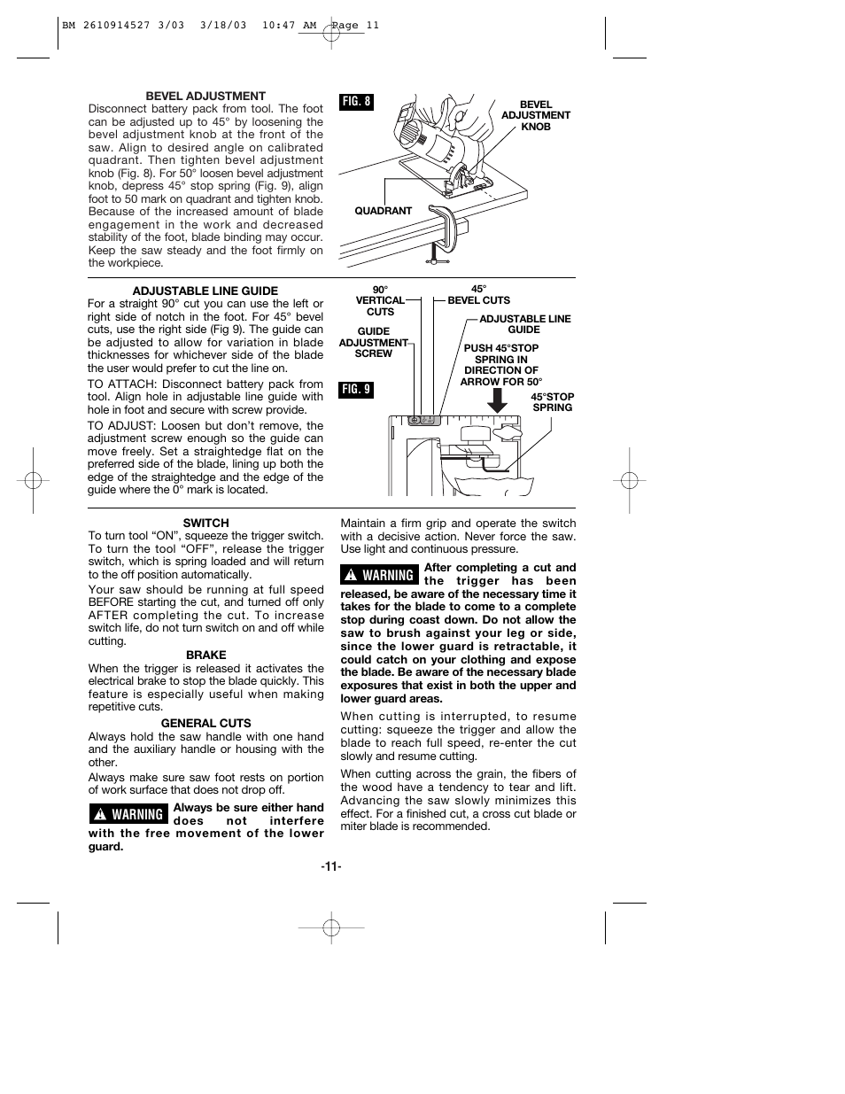 Bosch 1662 User Manual | Page 11 / 44