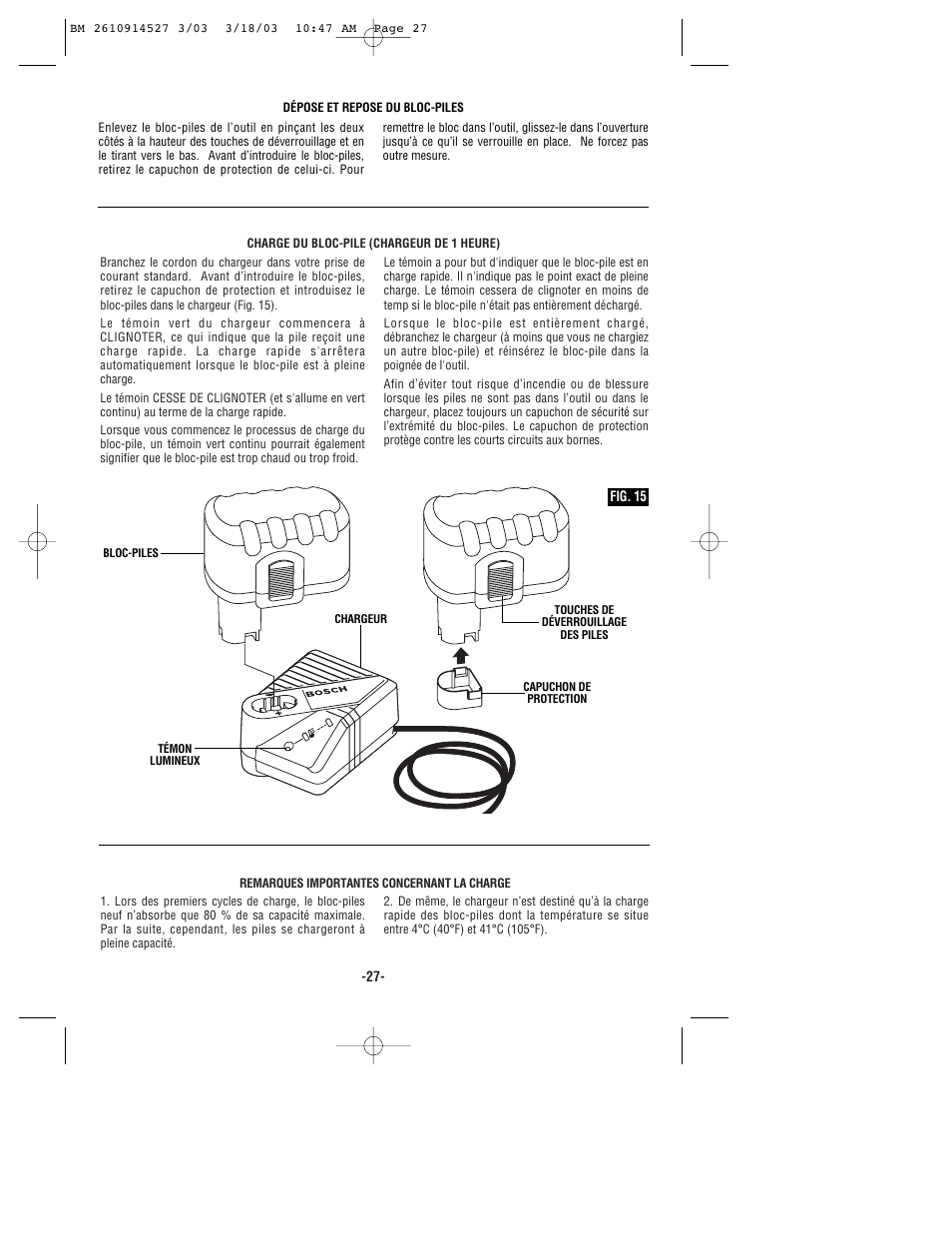 Bosch 1662 User Manual | Page 27 / 44