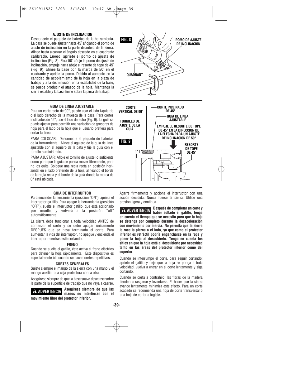 Bosch 1662 User Manual | Page 39 / 44