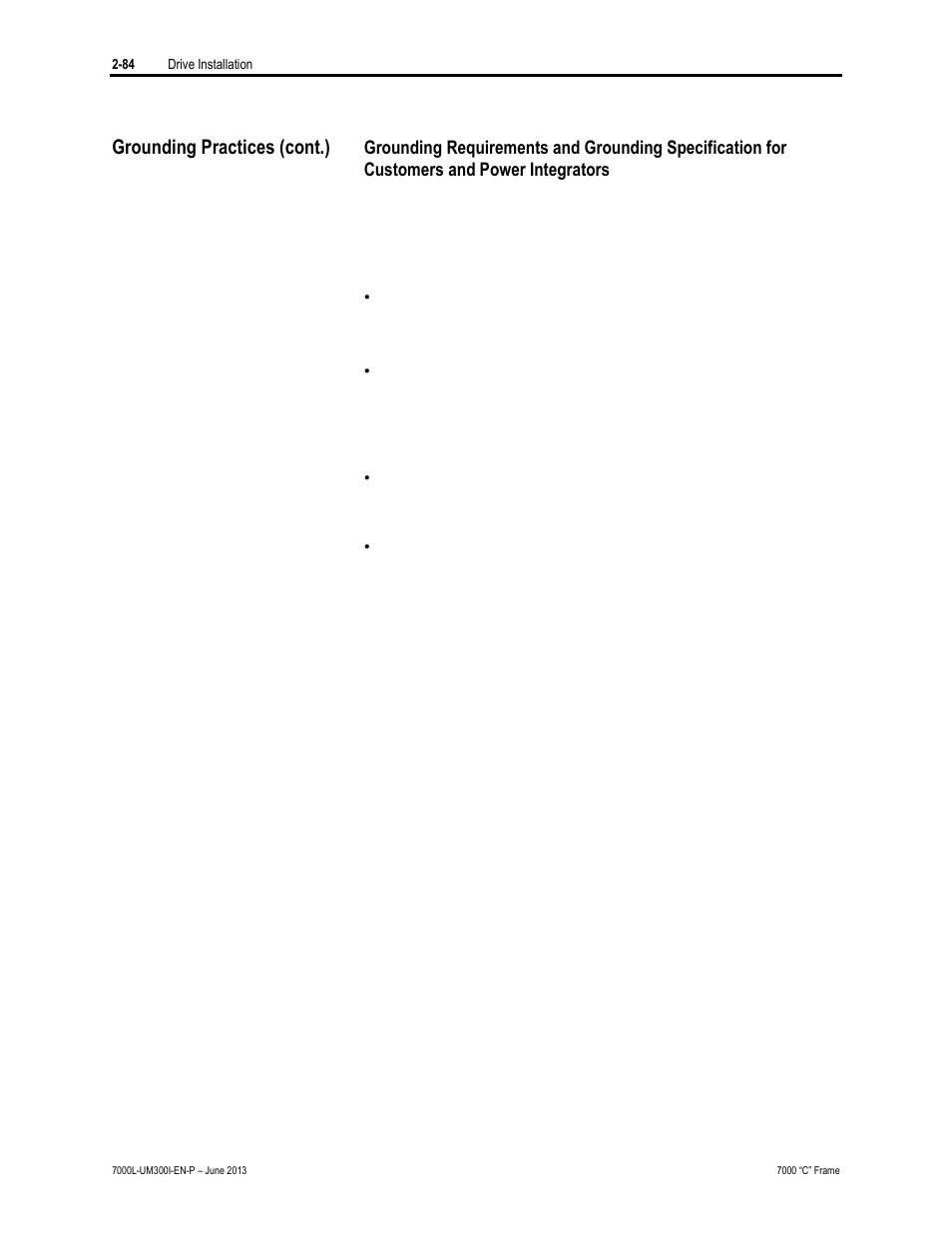 Grounding practices (cont.) | Rockwell Automation 7000L PowerFlex Medium Voltage AC Drive (C Frame) - Classic Control User Manual | Page 120 / 563