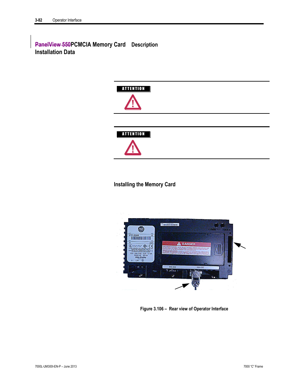 Installation data | Rockwell Automation 7000L PowerFlex Medium Voltage AC Drive (C Frame) - Classic Control User Manual | Page 204 / 563