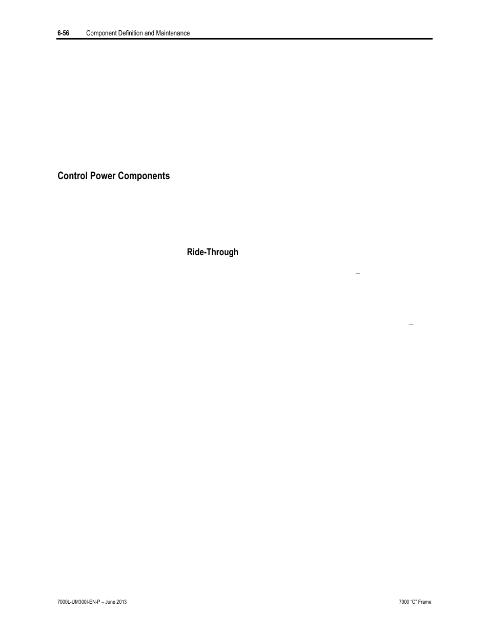 Control power components | Rockwell Automation 7000L PowerFlex Medium Voltage AC Drive (C Frame) - Classic Control User Manual | Page 400 / 563