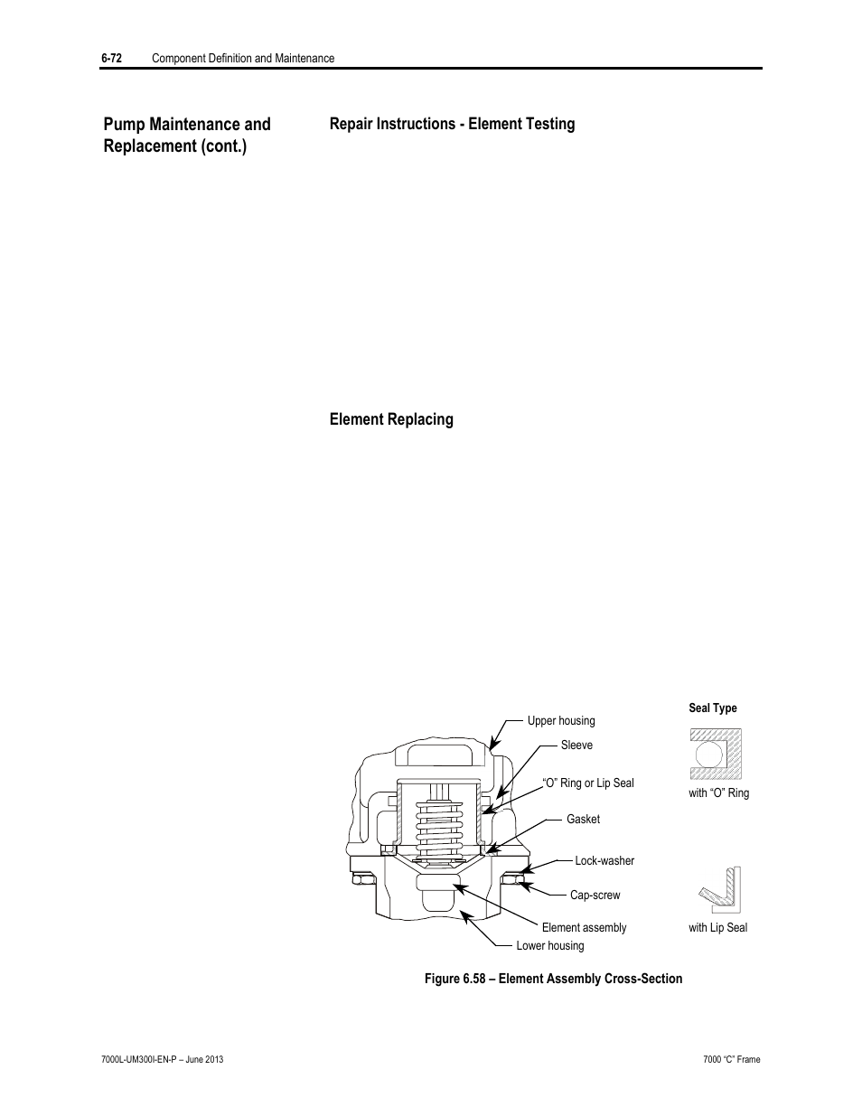 Pump maintenance and replacement (cont.) | Rockwell Automation 7000L PowerFlex Medium Voltage AC Drive (C Frame) - Classic Control User Manual | Page 416 / 563