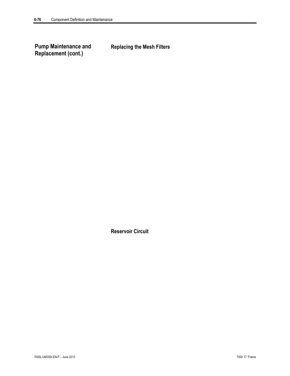 Pump maintenance and replacement (cont.) | Rockwell Automation 7000L PowerFlex Medium Voltage AC Drive (C Frame) - Classic Control User Manual | Page 420 / 563