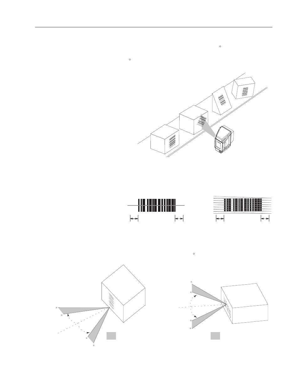 Skew, pitch and tilt, Recommended skew angle, Skew, pitch and tilt recommended skew angle | Rockwell Automation 2755 AdaptaScan Bar Code Readers User Manual | Page 29 / 96