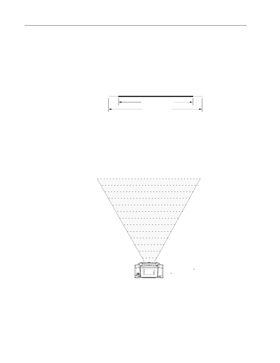 Usable beam width | Rockwell Automation 2755 AdaptaScan Bar Code Readers User Manual | Page 30 / 96