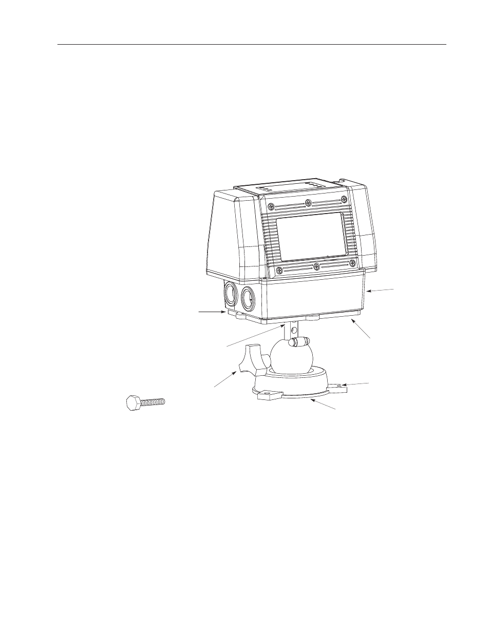 Top post mounting | Rockwell Automation 2755 AdaptaScan Bar Code Readers User Manual | Page 44 / 96