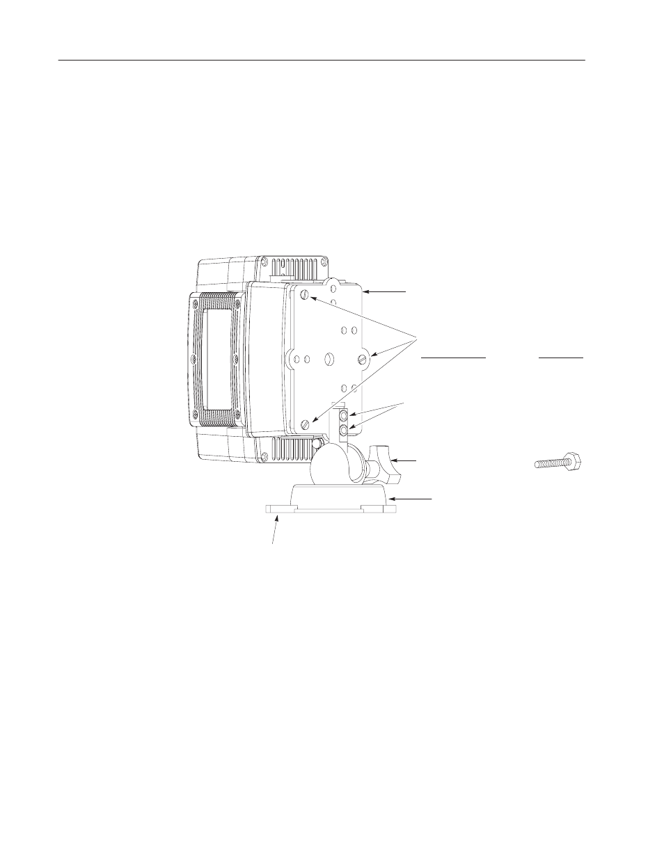 Side post mounting | Rockwell Automation 2755 AdaptaScan Bar Code Readers User Manual | Page 45 / 96