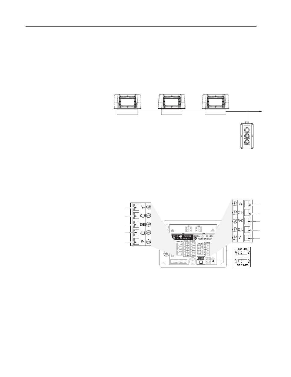 Devicenet connections | Rockwell Automation 2755 AdaptaScan Bar Code Readers User Manual | Page 51 / 96