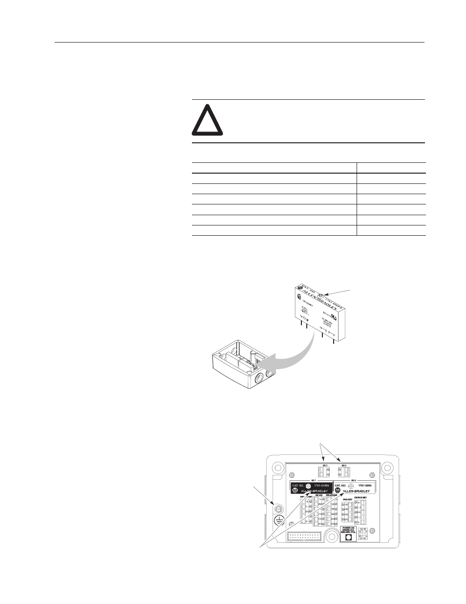 I/o modules and wiring | Rockwell Automation 2755 AdaptaScan Bar Code Readers User Manual | Page 54 / 96