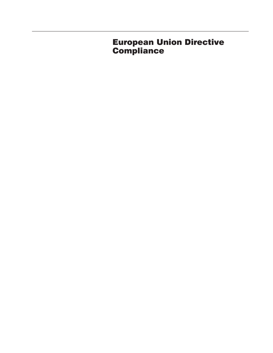 C - european union directive compliance, Installation requirements, Eu directive compliance | Intended use, Appendix, European union directive compliance | Rockwell Automation 2755 AdaptaScan Bar Code Readers User Manual | Page 77 / 96