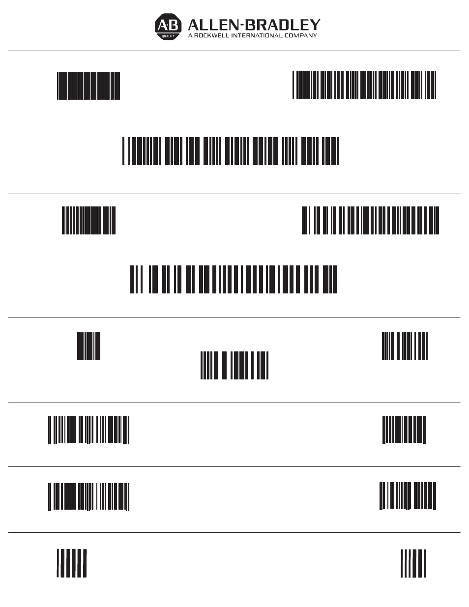 Bar codes, Code 39, Code 128 | Interleaved 2 of 5, Universal product code, European article number, Pharma code | Rockwell Automation 2755 AdaptaScan Bar Code Readers User Manual | Page 94 / 96