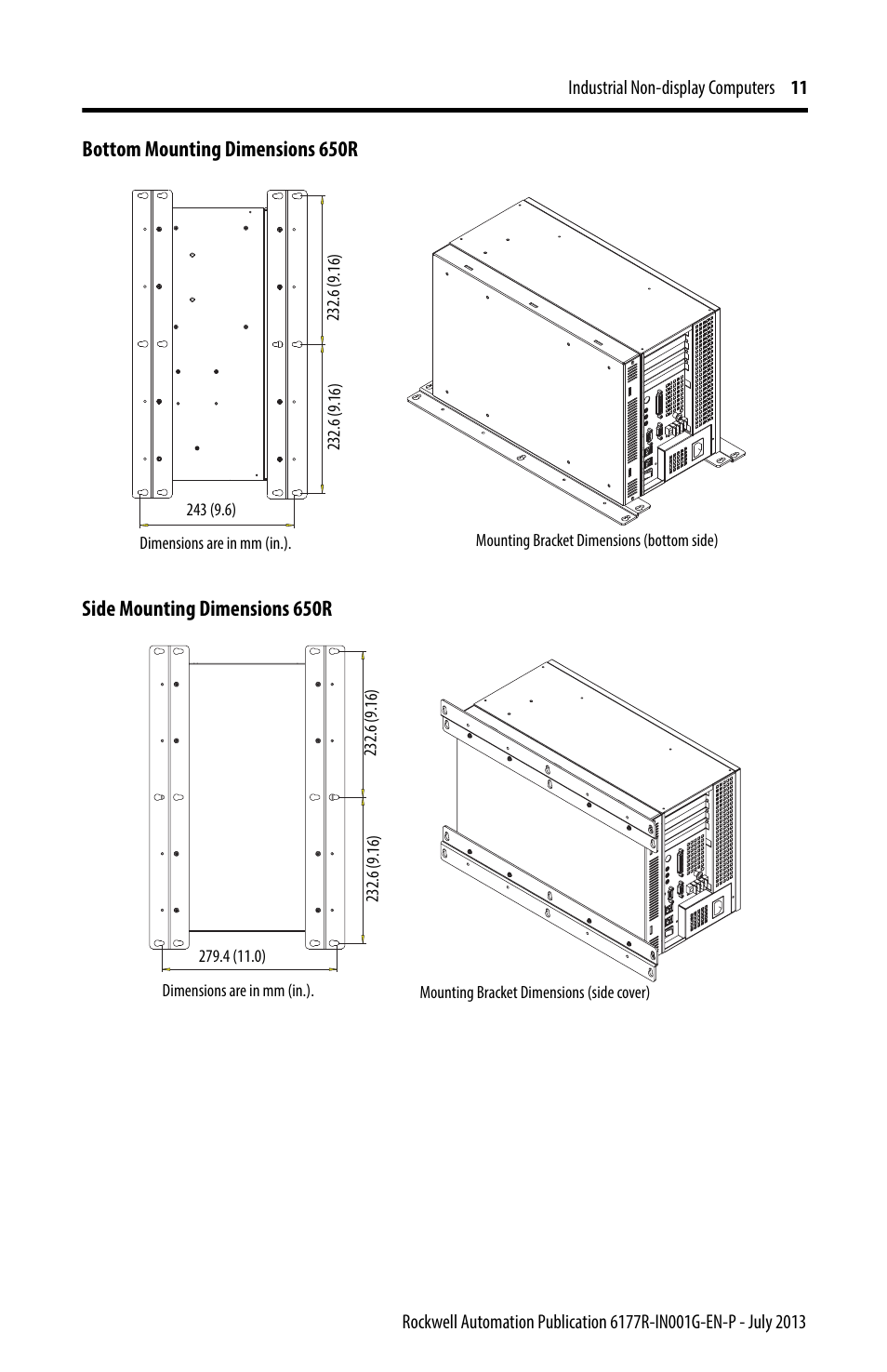 Rockwell Automation 6177R-Mxxx Industrial Non-display Computers User Manual | Page 11 / 24