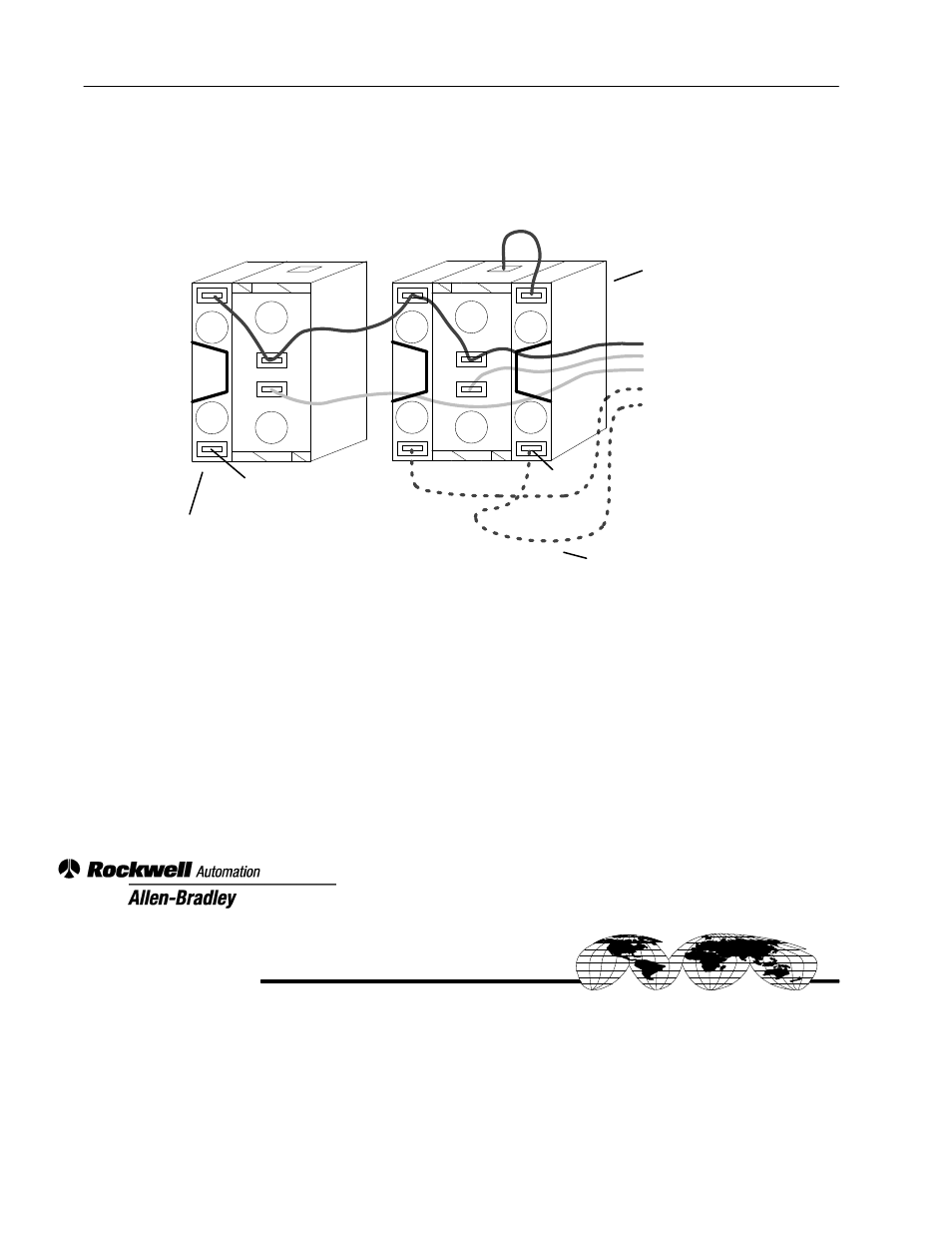 Installation, Lamp or blank 3-position switch, Worldwide representation | Rockwell Automation 2705-E3 RediPanel Jumper Wire User Manual | Page 2 / 2