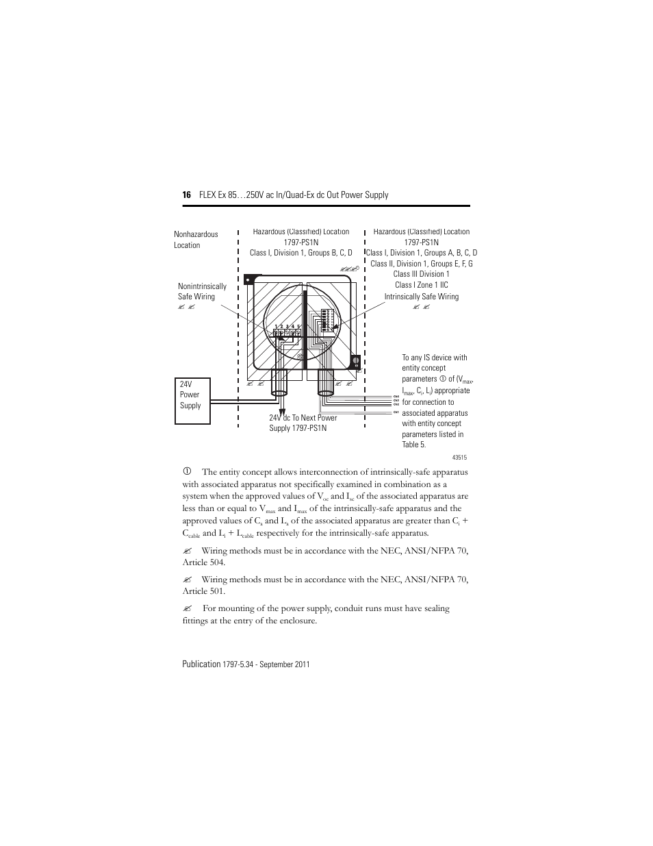 Rockwell Automation 1797-PS1N FLEX Ex 85-250V AC In/Quad-Ex DC Out Power Supply User Manual | Page 16 / 20