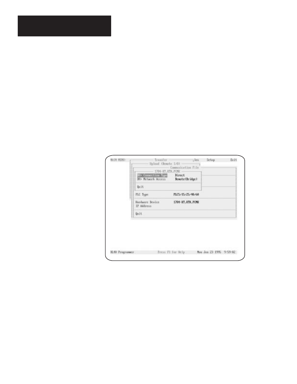 Rockwell Automation 2706-ND1 DL40 OFFLINE PROGRAMMING SFTWR.USER MANUAL User Manual | Page 104 / 139