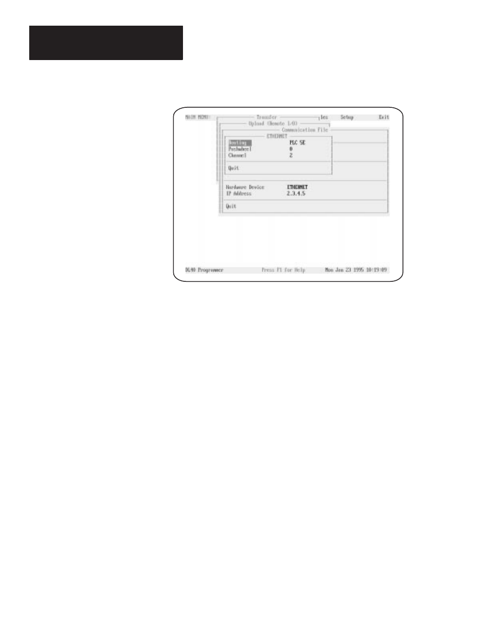 Rockwell Automation 2706-ND1 DL40 OFFLINE PROGRAMMING SFTWR.USER MANUAL User Manual | Page 106 / 139