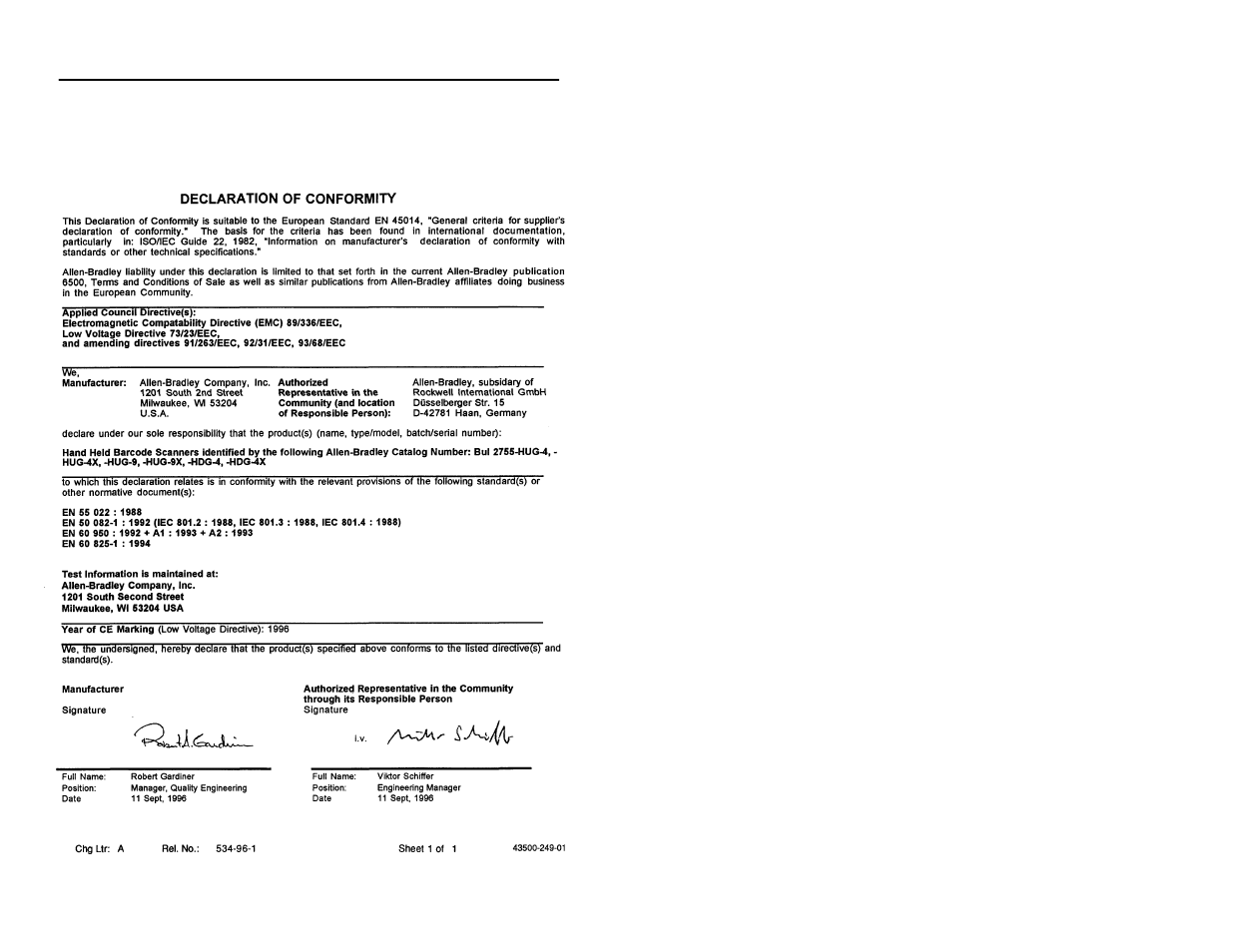 Rockwell Automation 2755 Undecoded Hand-Held Scanner User Manual | Page 31 / 42