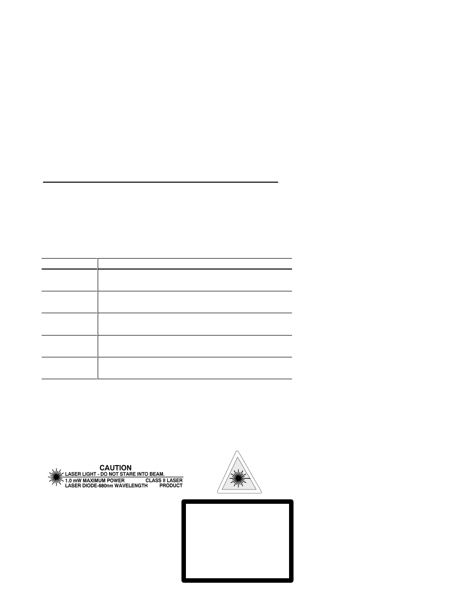 Related publications, Laser warning symbol, Be aware of the following laser caution symbols | Rockwell Automation 2755 Undecoded Hand-Held Scanner User Manual | Page 7 / 42
