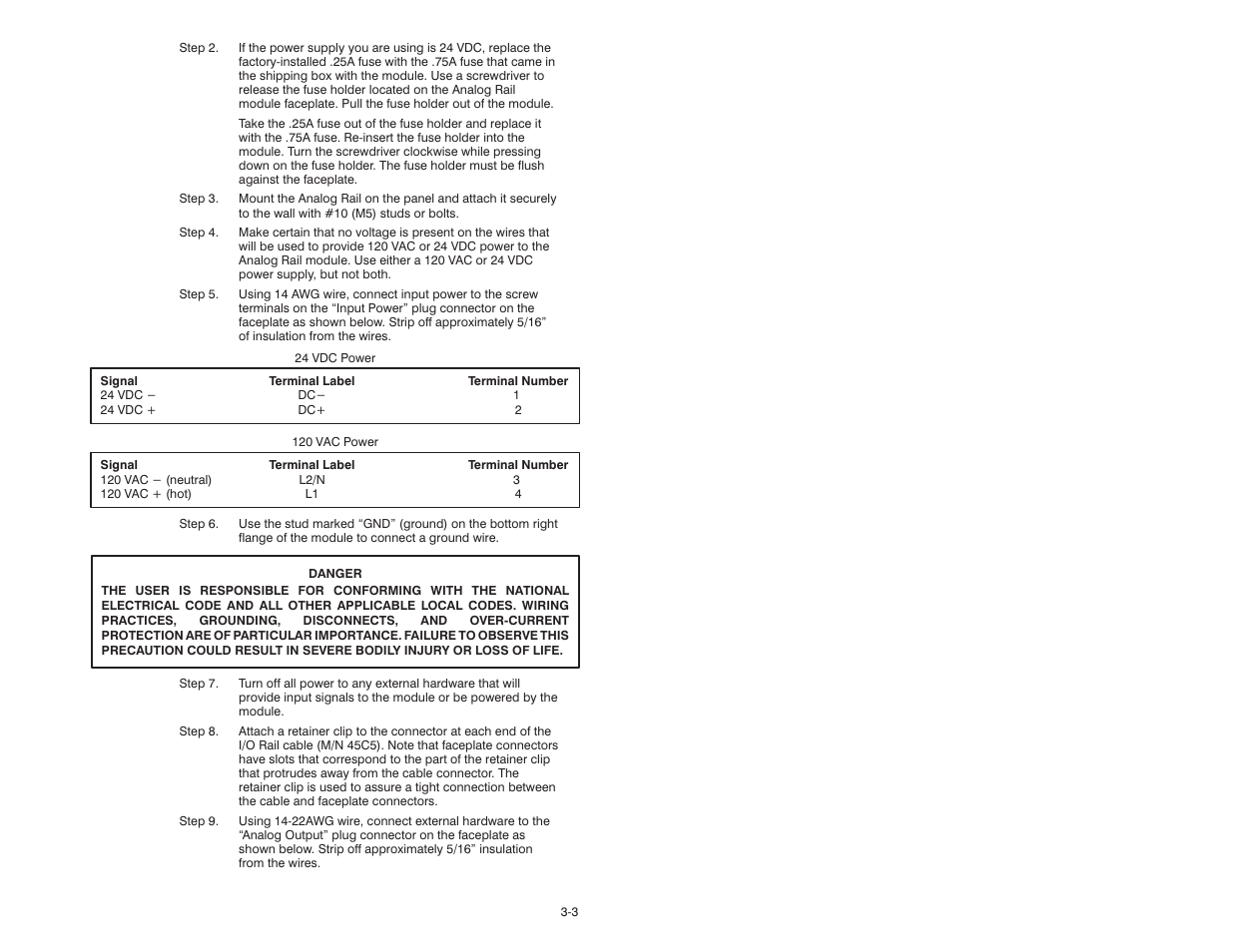 Rockwell Automation 61C365 4 Output 4-20mA Analog Rail User Manual | Page 17 / 46