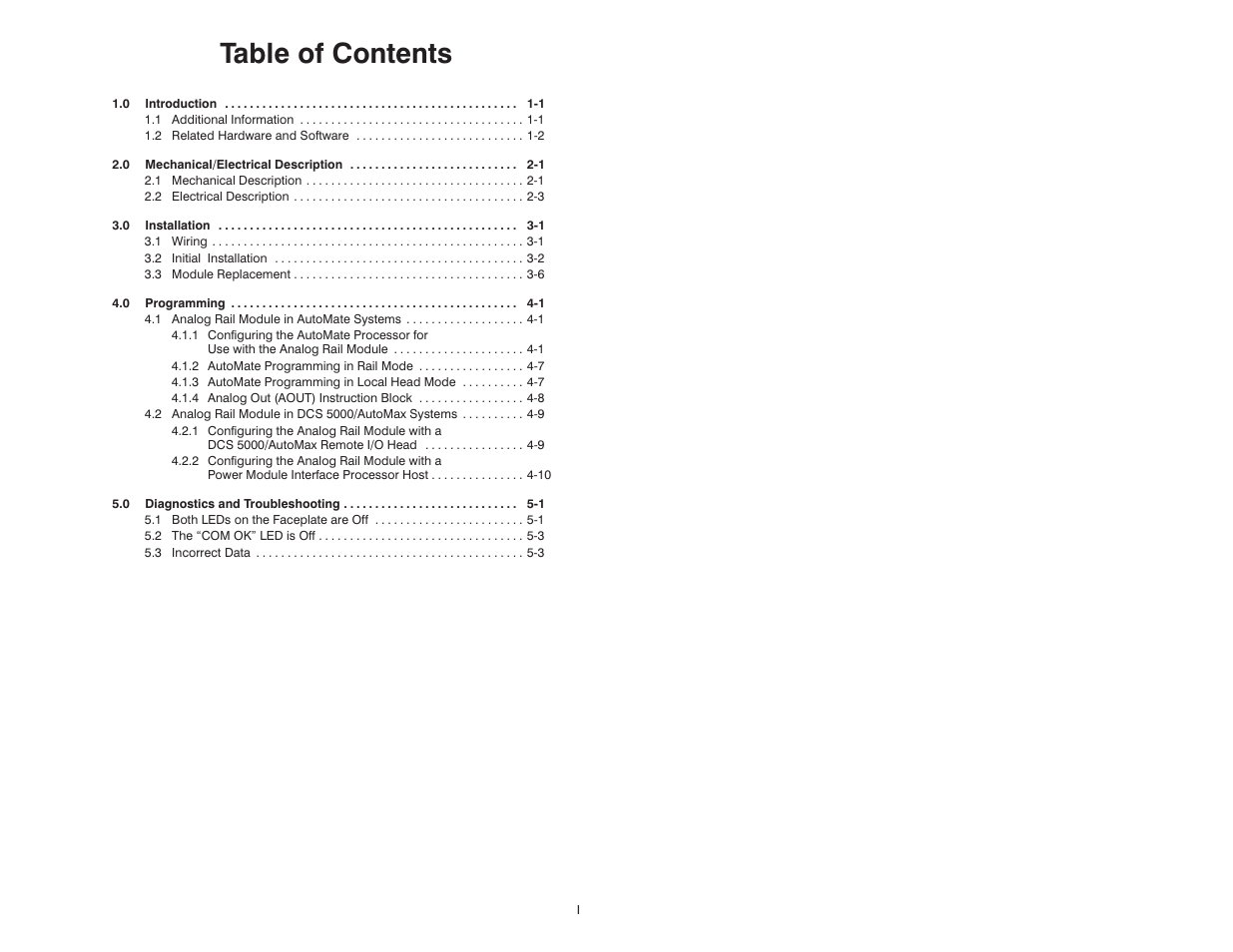 Rockwell Automation 61C365 4 Output 4-20mA Analog Rail User Manual | Page 3 / 46
