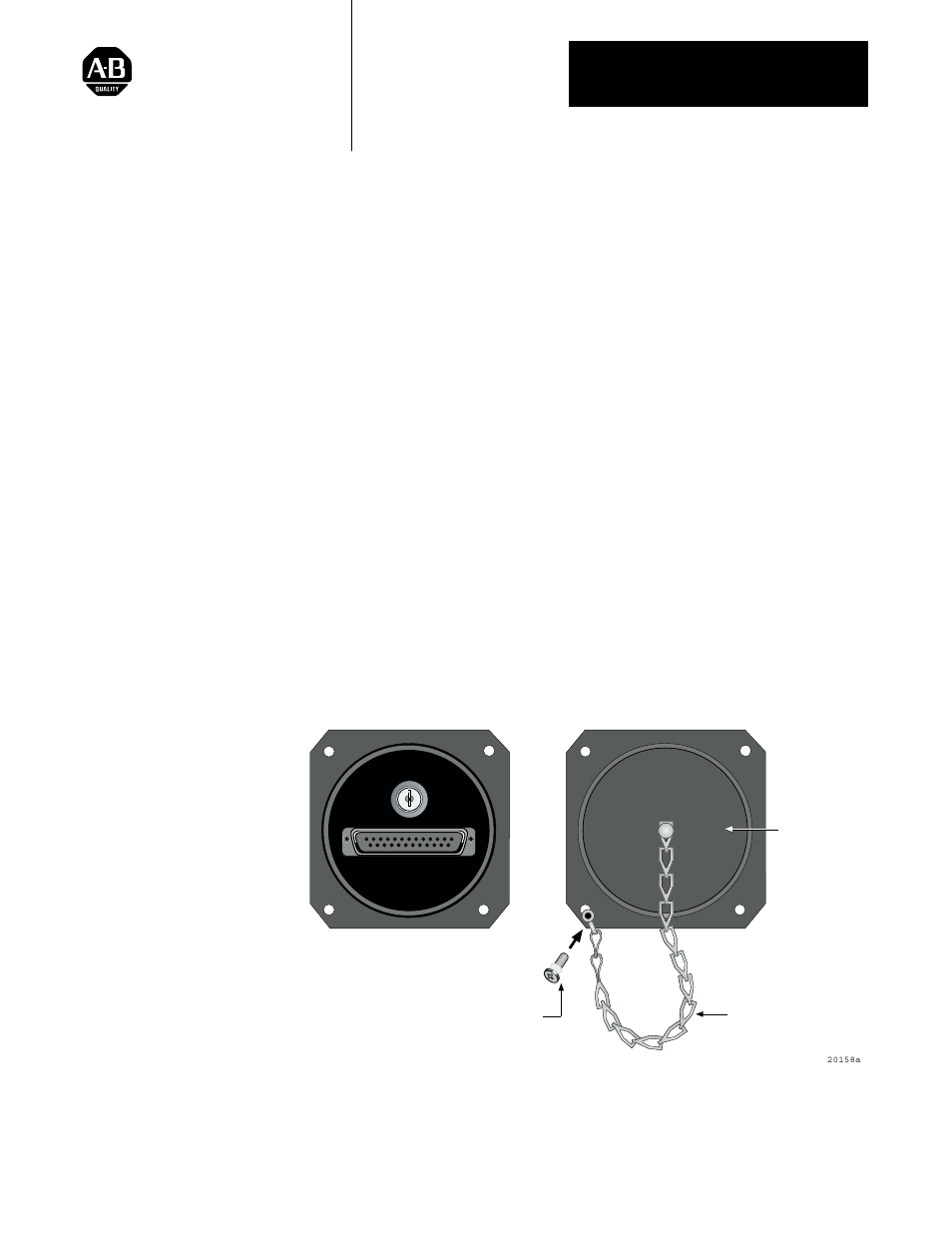 Rockwell Automation 2711-NC2 PanelView Remote Keyswitch/RS-232 Port Assembly User Manual | 4 pages