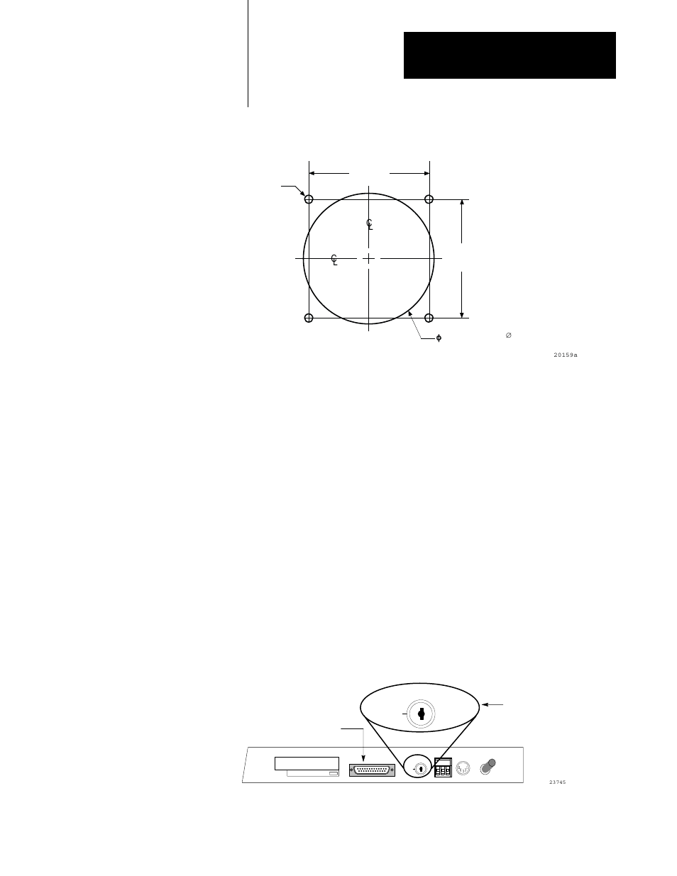 Rockwell Automation 2711-NC2 PanelView Remote Keyswitch/RS-232 Port Assembly User Manual | Page 3 / 4