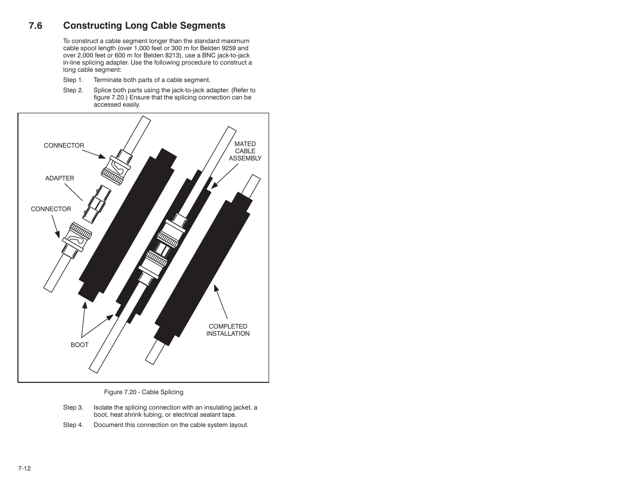 6 constructing long cable segments | Rockwell Automation 57C570 AutoMax PC3000 User Manual User Manual | Page 110 / 294