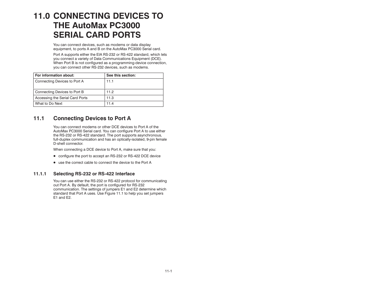 1 connecting devices to port a | Rockwell Automation 57C570 AutoMax PC3000 User Manual User Manual | Page 129 / 294