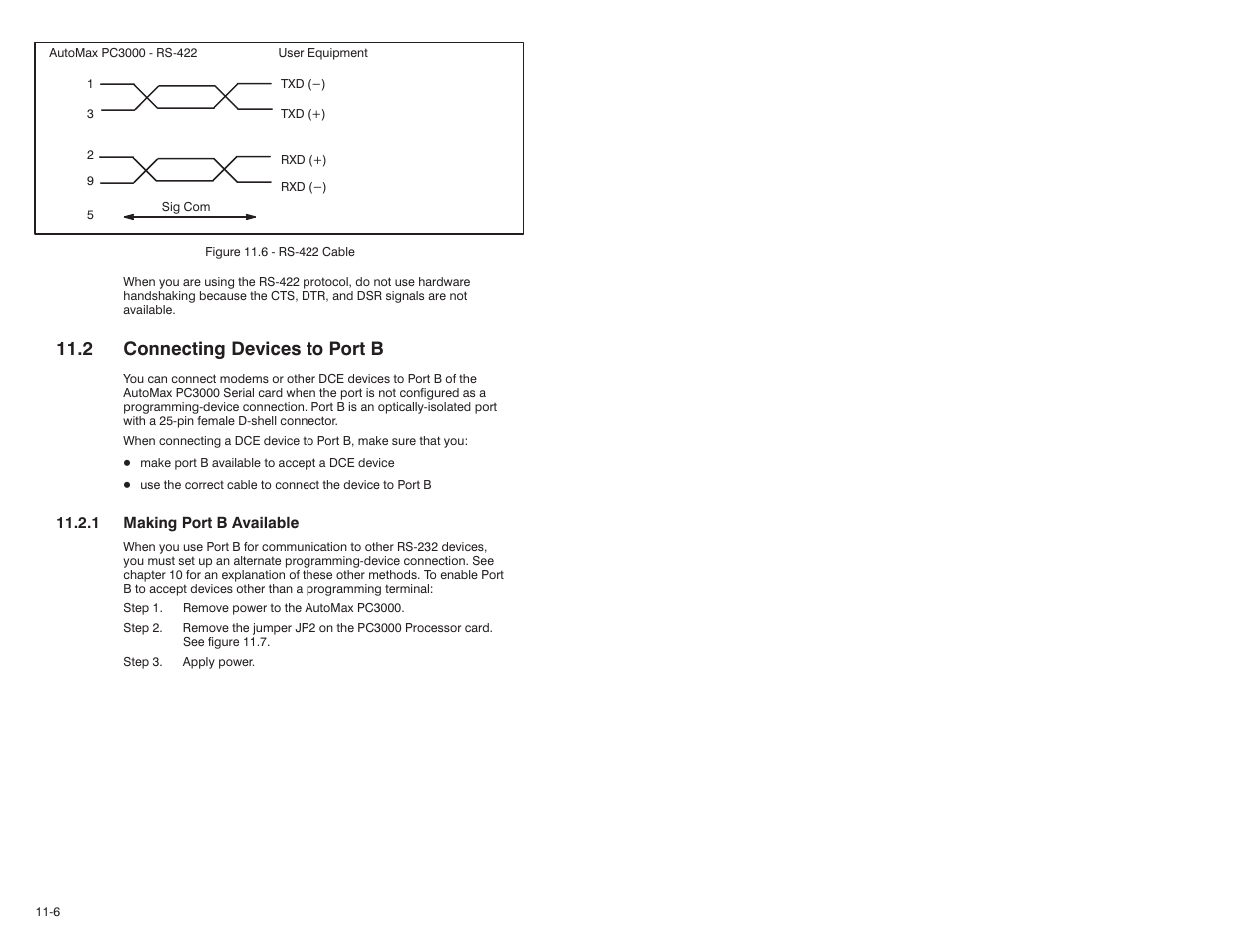 2 connecting devices to port b | Rockwell Automation 57C570 AutoMax PC3000 User Manual User Manual | Page 134 / 294