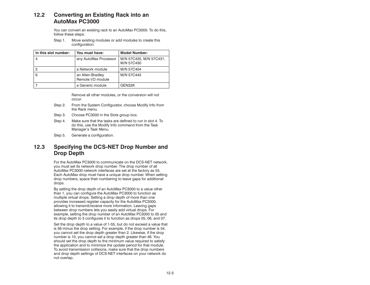 Rockwell Automation 57C570 AutoMax PC3000 User Manual User Manual | Page 143 / 294