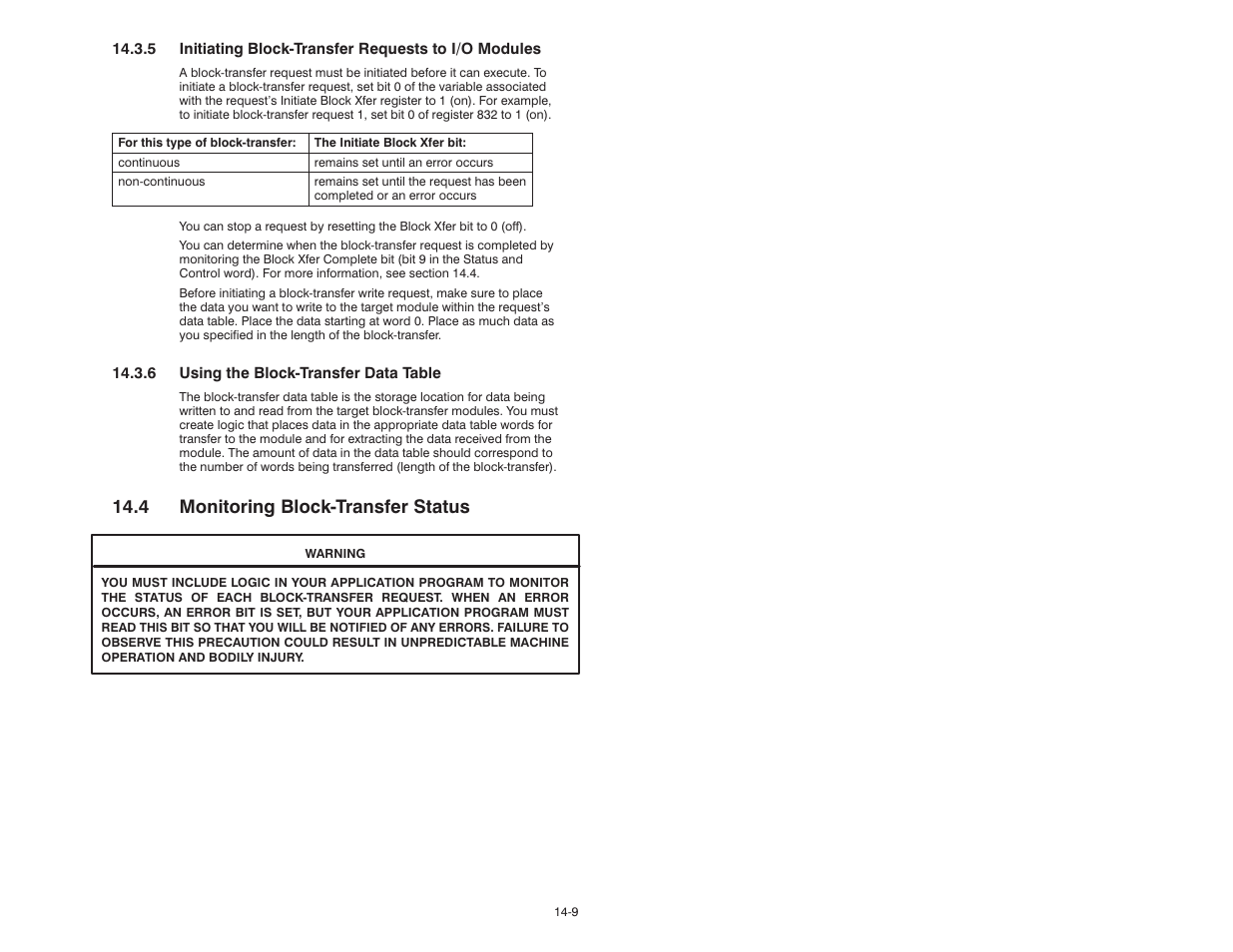 4 monitoring block-transfer status, 4 monitoring blockćtransfer status | Rockwell Automation 57C570 AutoMax PC3000 User Manual User Manual | Page 167 / 294