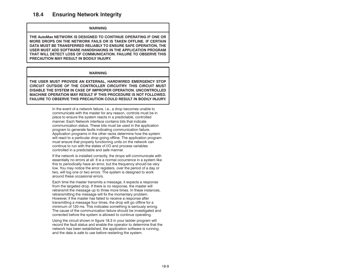 4 ensuring network integrity | Rockwell Automation 57C570 AutoMax PC3000 User Manual User Manual | Page 191 / 294
