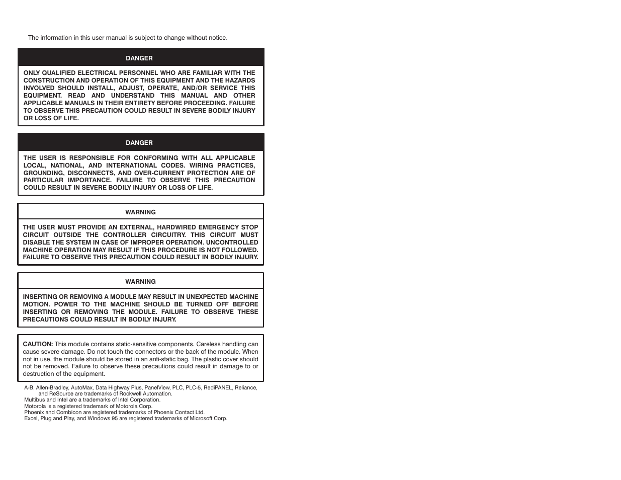 Rockwell Automation 57C570 AutoMax PC3000 User Manual User Manual | Page 2 / 294