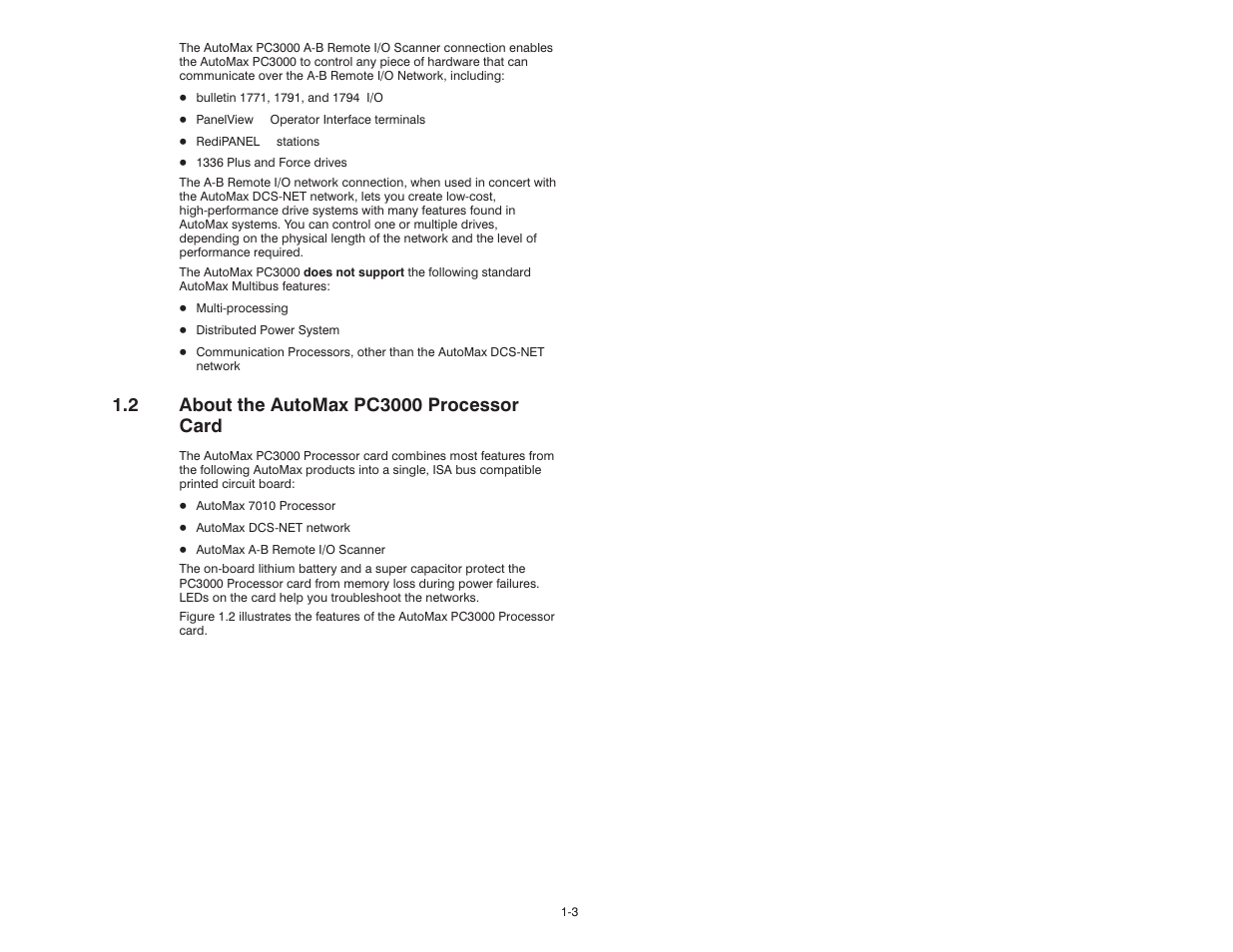 2 about the automax pc3000 processor card | Rockwell Automation 57C570 AutoMax PC3000 User Manual User Manual | Page 23 / 294